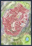 [OC][CityMap] Hellenistic 'Acropolis' City | Monthly Map | Inspired by the Ancient city of Pergamon