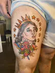 Saint Ursula by Alex at Gem City Tattoo, Dayton Ohio