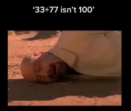 When simple math hits harder than the truth.
