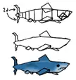 Concept art for Mako Shark in my Minecraft mod idea.