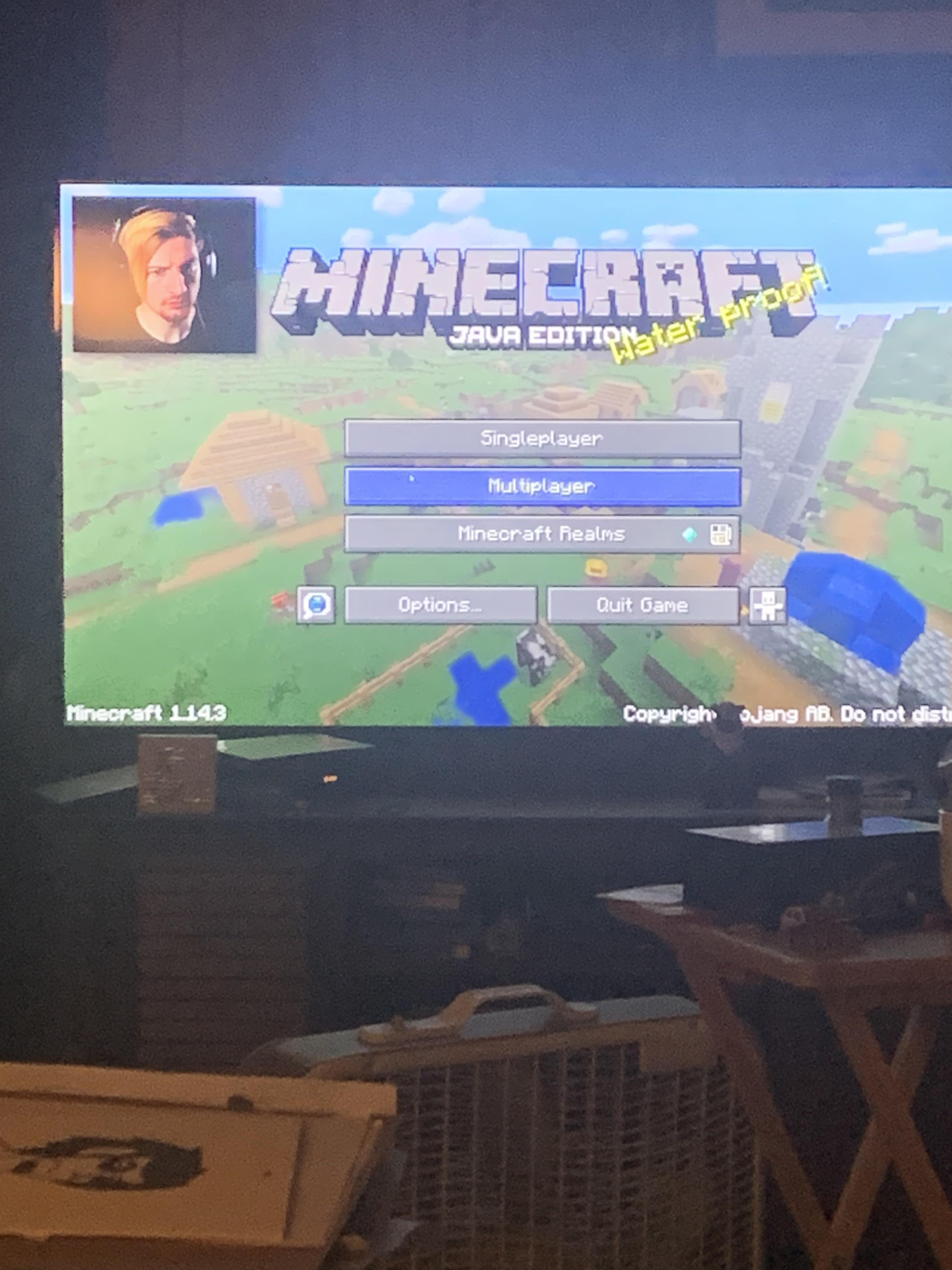Watching Minecraft Watching my favorite YouTuber play Minecraft in my TV | Scrolller