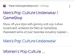 Has GameStop ever sold underwear? In Google wen I search I get this. But wen I click it says “no results”.
