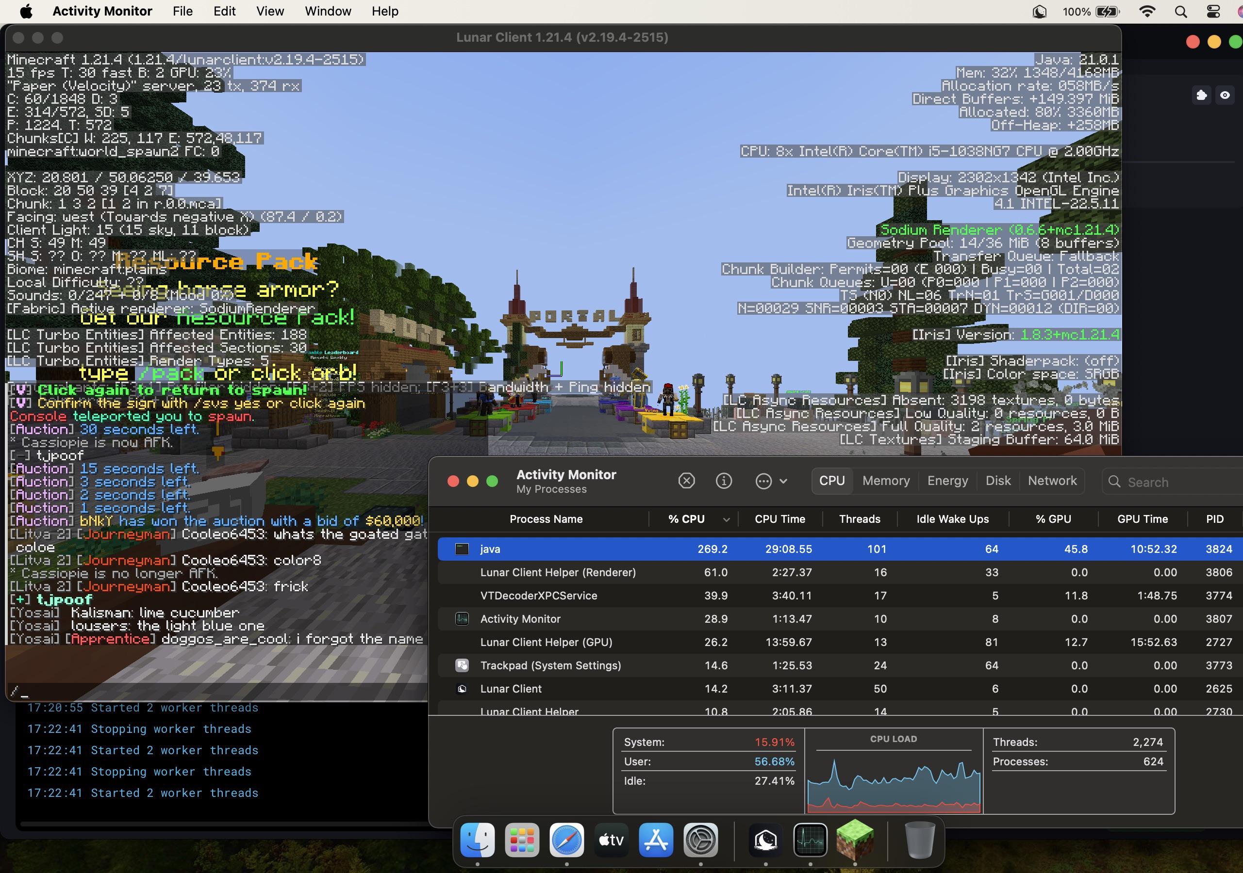 minecraft cpu usage problem - java edition support -... High Java CPU usage cause of my game freezing and laptop crashing ...