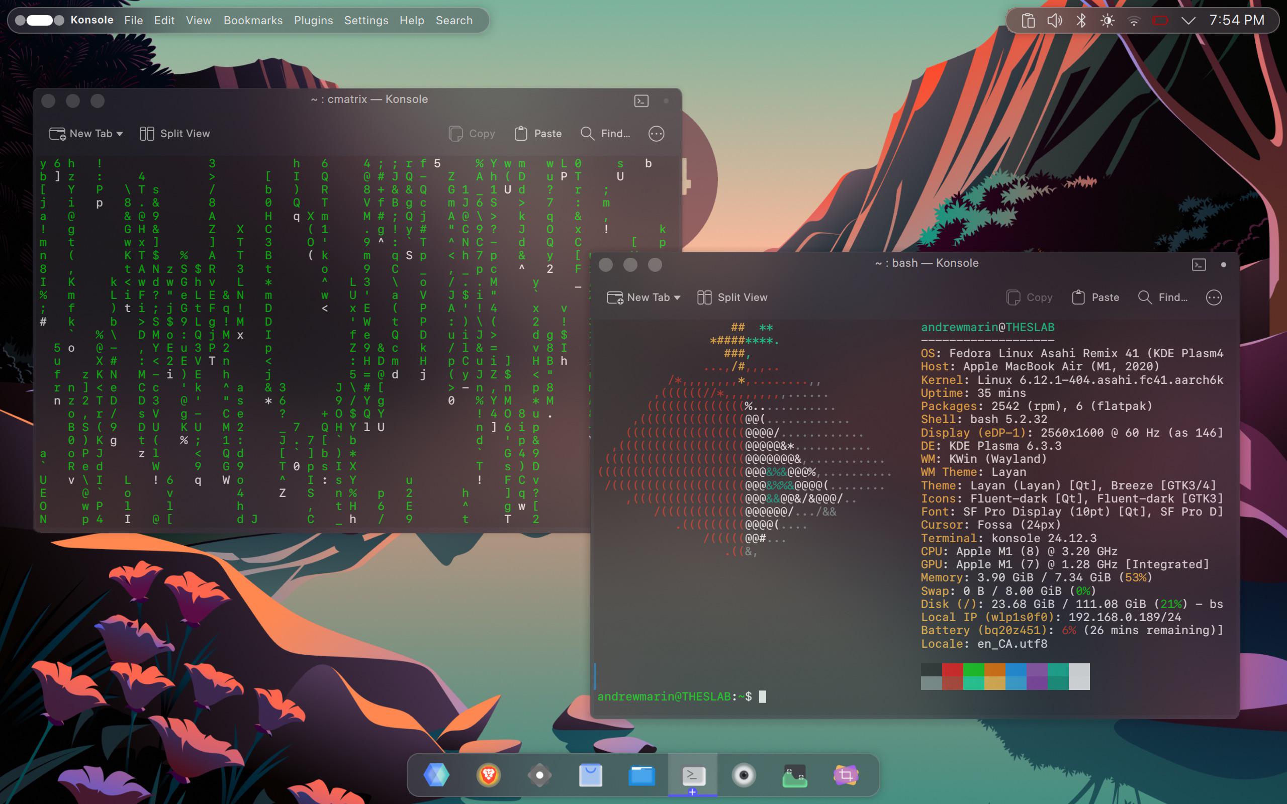 [KDE Plasma] Asahi Linux Rice | Scrolller