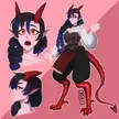 [OC] Lazrael, Tiefling Sorceress by me