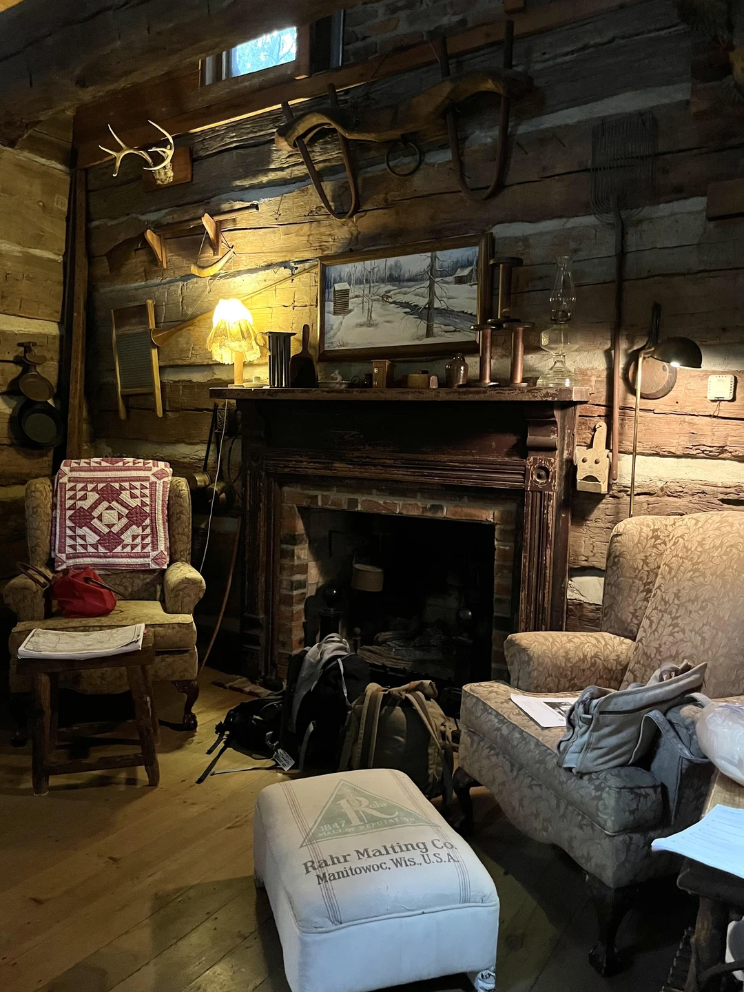 Image showcasing Western Tennessee cabin interior. Cabin is approximately 16 X 20 ft ...