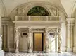 Hall of the Caryatides, Jean Goujon, Louvre Museum, Paris. This room of the museum was originally a dancing hall. The musicians would play from the balcony supported by these four Caryatids [1920x1337]