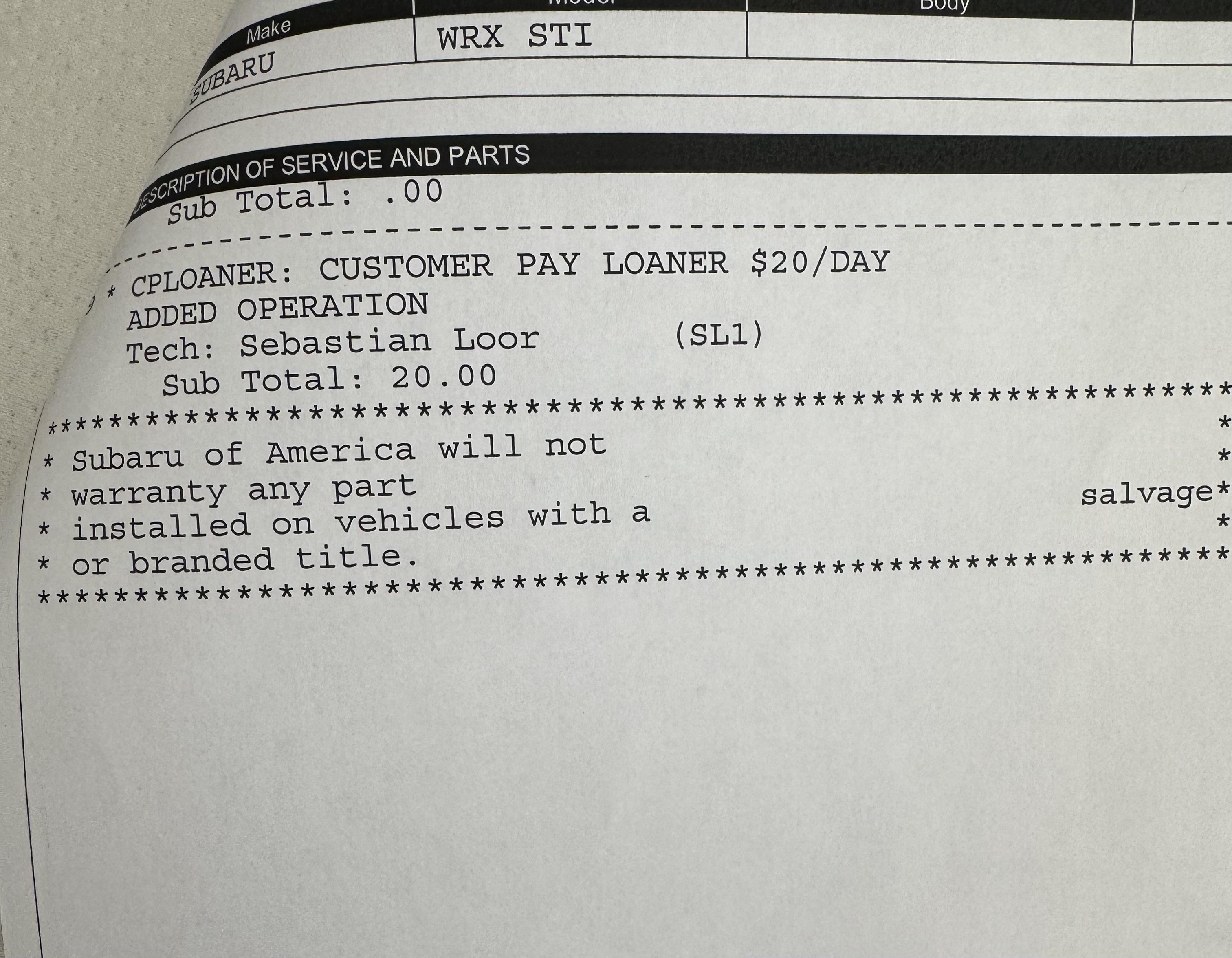 Subaru Service Department Disclaimer Clarification Scrolller subaru-service-department-disclaimer-clarification-scrolller