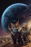 “S P A C E K I T T E N S” by Casey Weeks