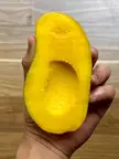 I accidentally made a mango-shaped hole in my mango.