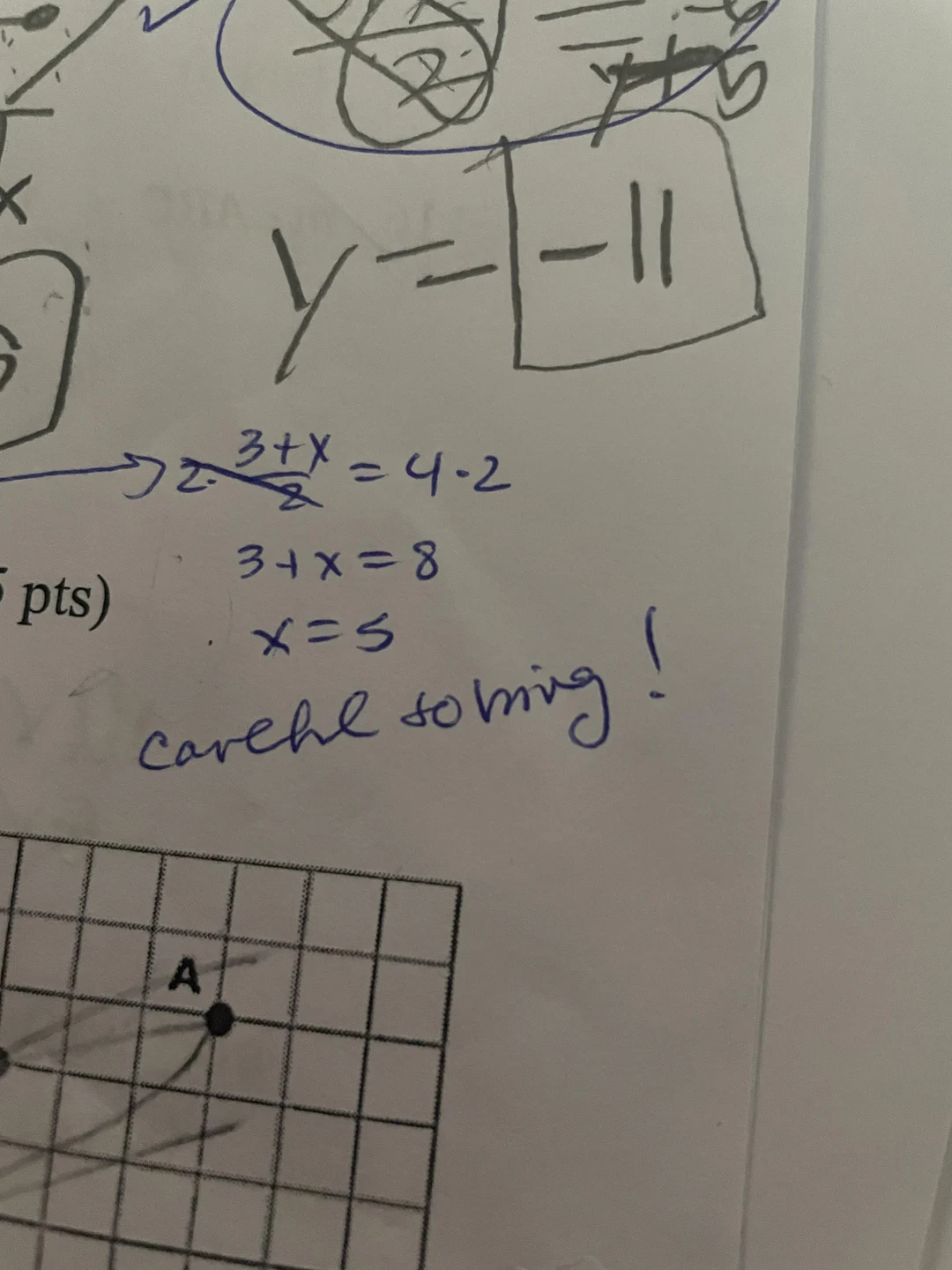 What did my teacher say on my math test? | Scrolller