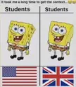 make the british spongebob have bad teeth but still no holes
