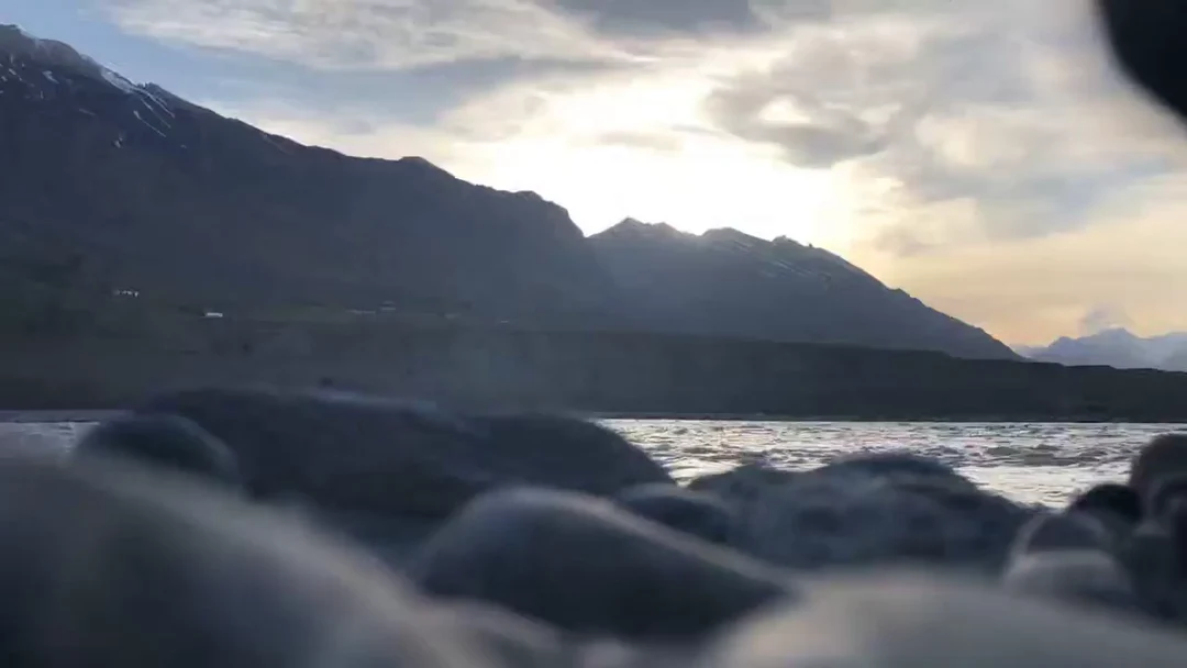 A beautiful evening at Spiti Valley,