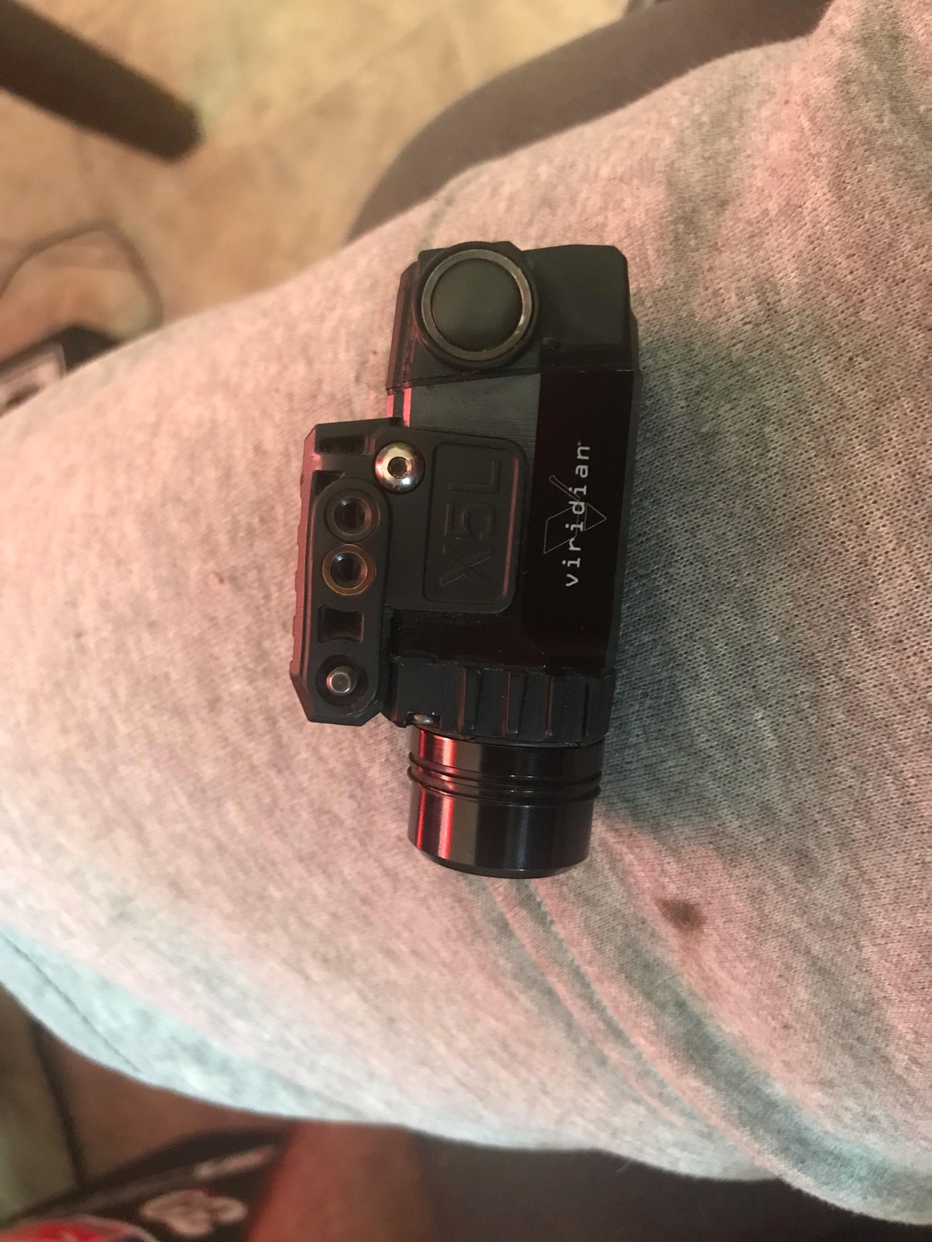 So i have this viridian x5l gen 2 i think and it just stopped working no light no laser nothing and i havent used it in a bit but i changed batteries pulled the spring out a little bit on the inside of the lense so it could make better contact but nothing… was seeing if anybody could help