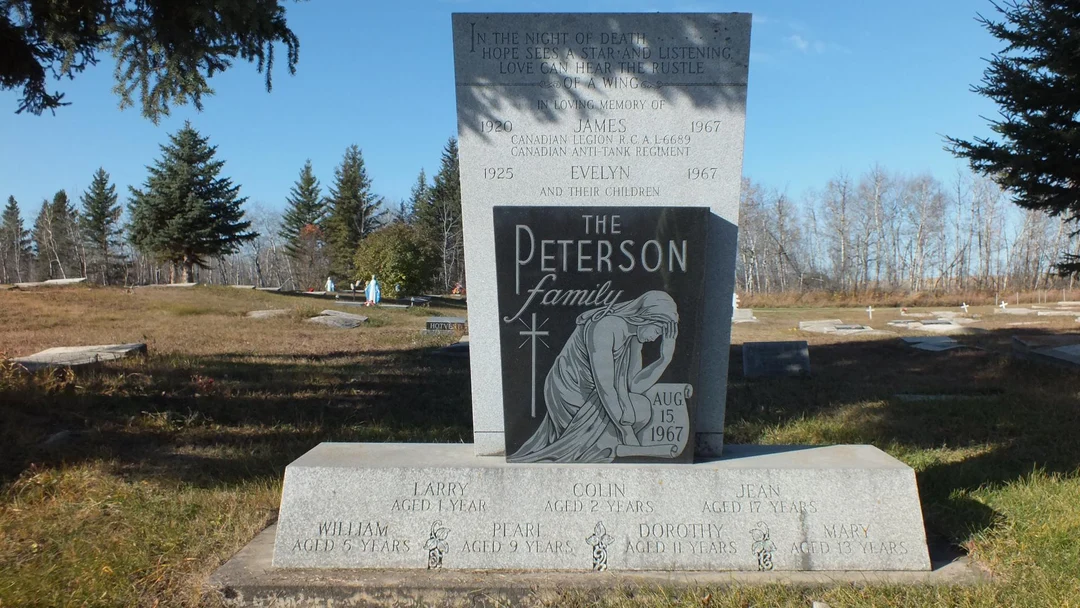 Shellake Massacre Father, Mother and their seven children from the Shell Lake Massacre ...