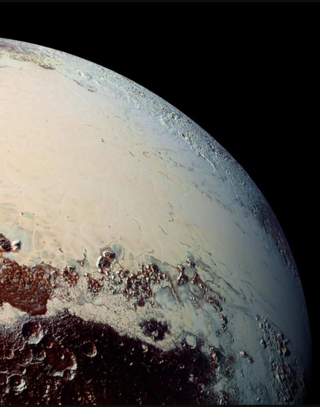 Sputnik Planum (Pluto) - This high-resolution image captured by NASA's ...