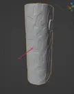 How do I make a seamless texture with a displacement map on cylindrical shape? (in simple terms how to remove this annoying line xD)