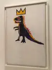 Where is the original Basquiat Pez Dispenser painting and what are it's origins?, 1942