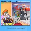 Margaret's Tip - base off from Jim Benton Cartoons's comic