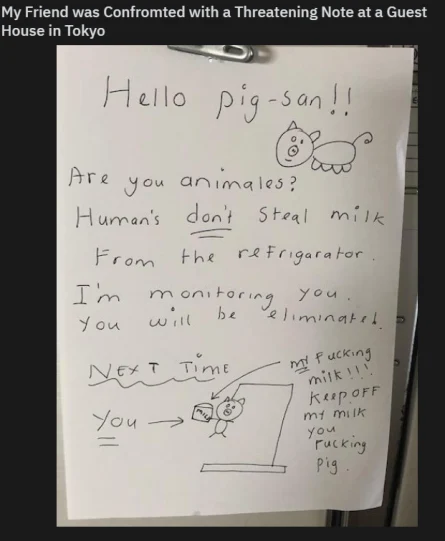 Threatening Note Scrolller