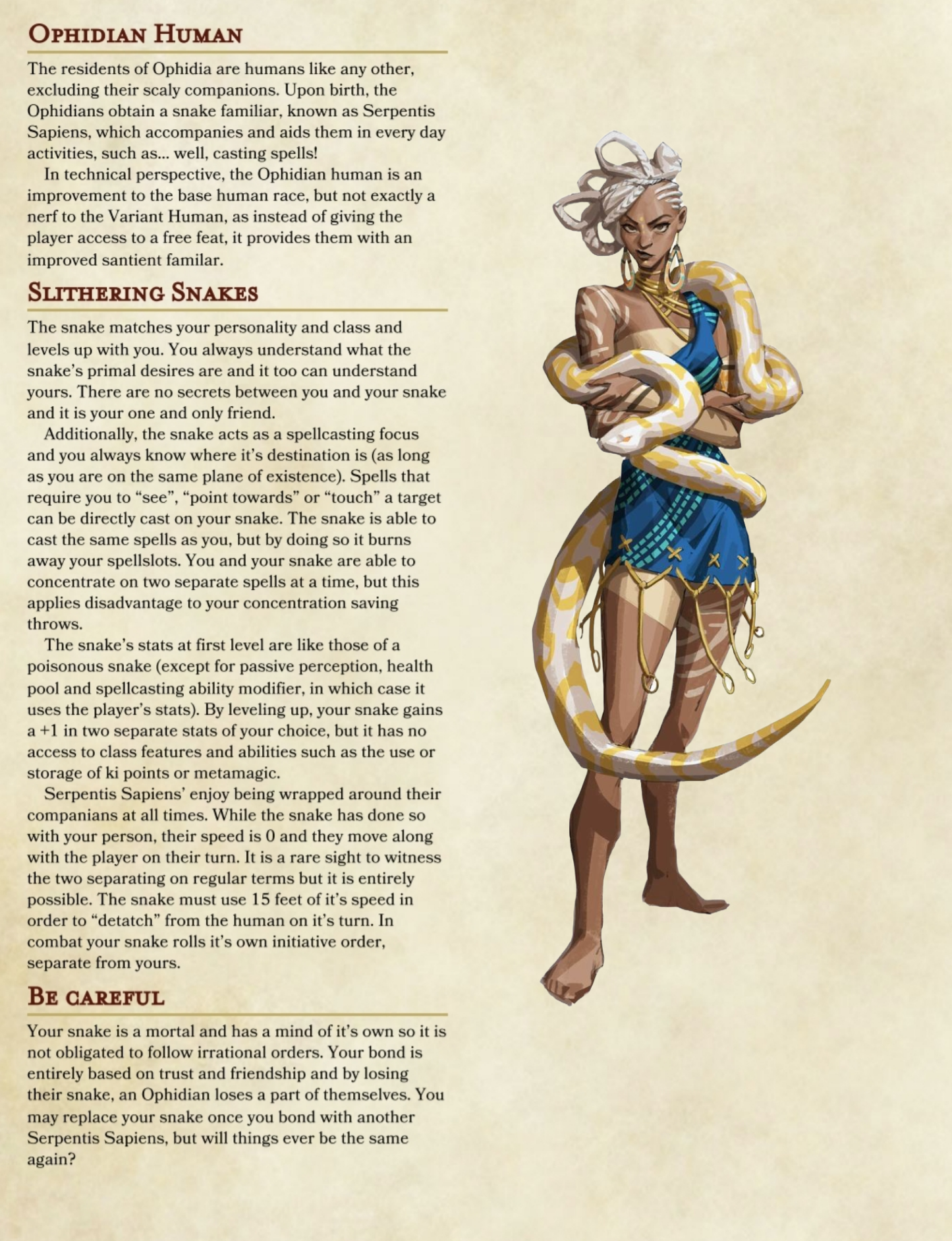 Human Variant Female A human variant I've been working on in my campaign. | Scrolller