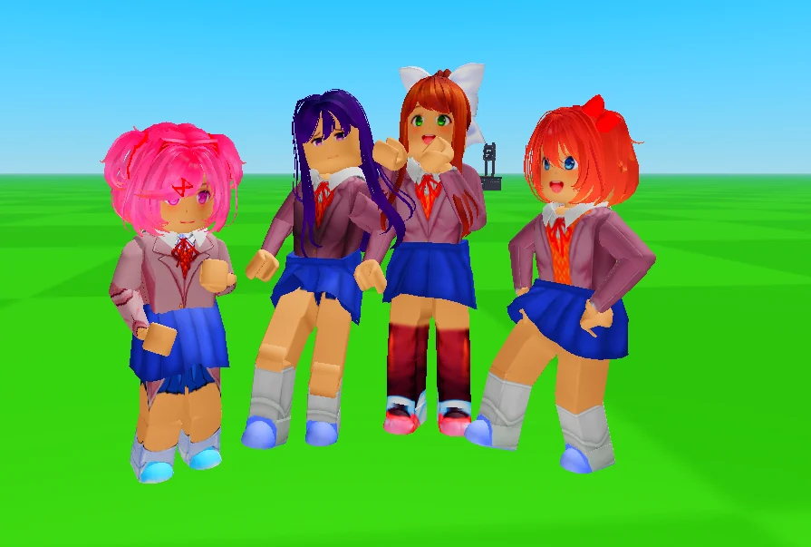 Ddlc In Roblox What Game Will Each Girl Play Scrolller