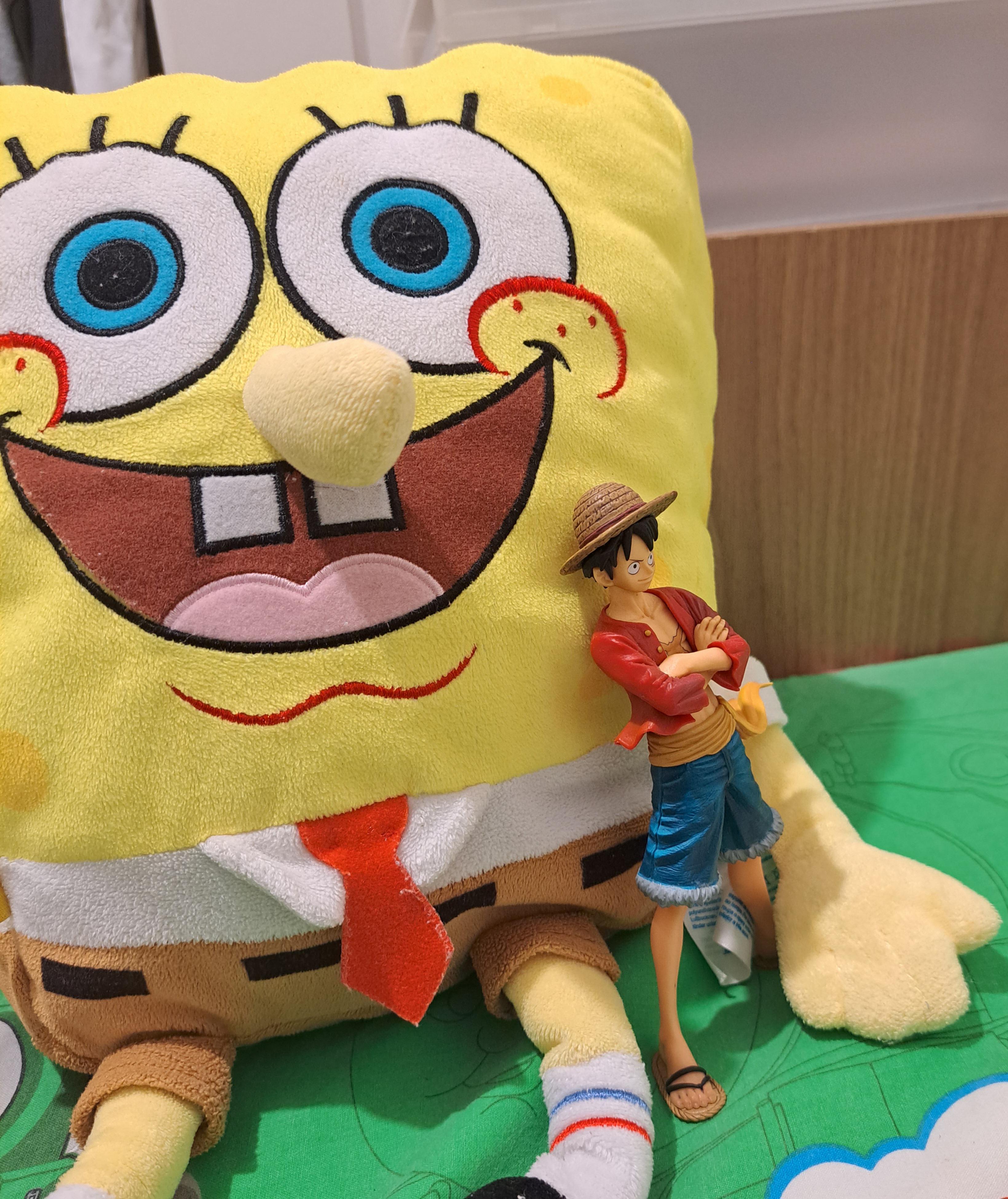 Discover more like Spongebob: Spongebob is a Huge Fan of One Piece and