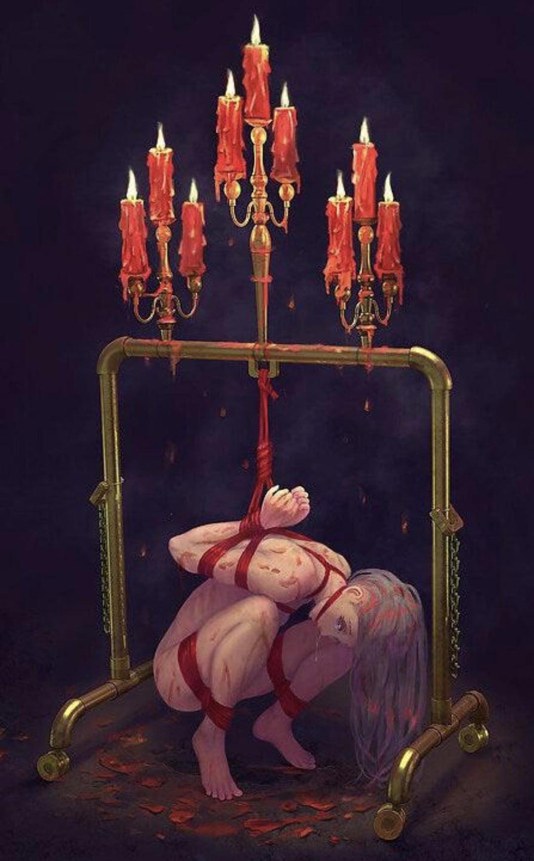 Femdom and BDSM erotica featuring Asian and white women in shibari, bondage straps, and cheerleader or Santa outfits.