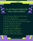 10+ IoT Project Ideas for Final Year Students