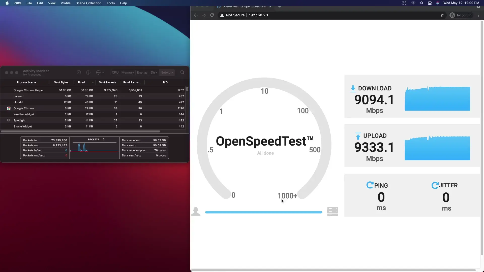 10Gbps Speed Test from M1 Mac Mini | Scrolller