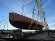 131’ Schooner Coronet relaunch in Newport, RI [4032x3024]