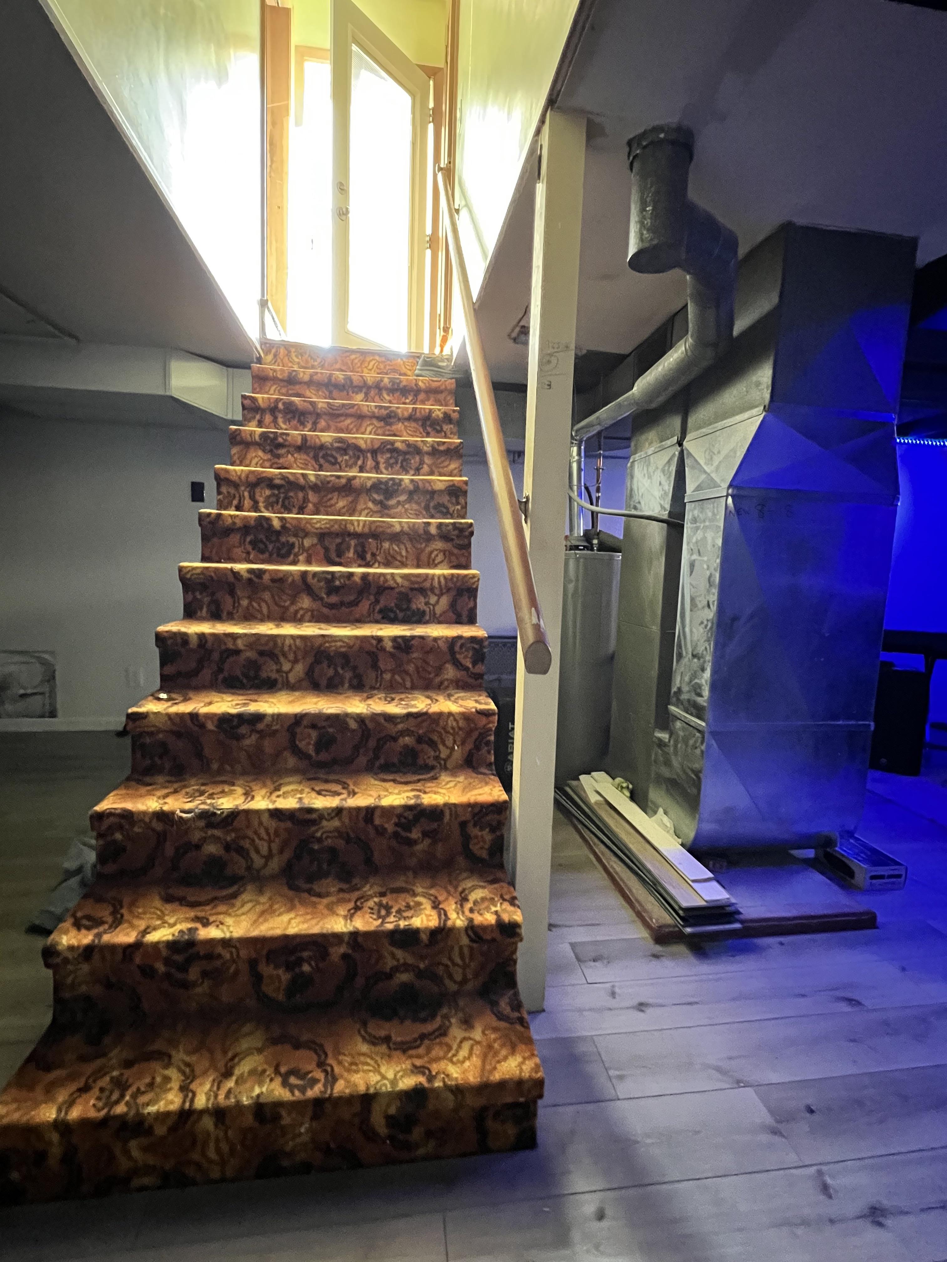 Renovation Ideas? Vinyl, carpet, tile stairs? Scrolller