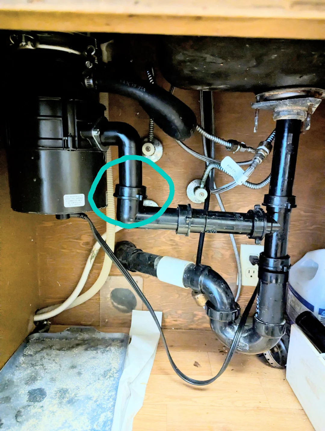 Garbage Disposal Pipe Routing Discover more like Plumbing: Garbage Disposal Pipe Too Short, What's ...