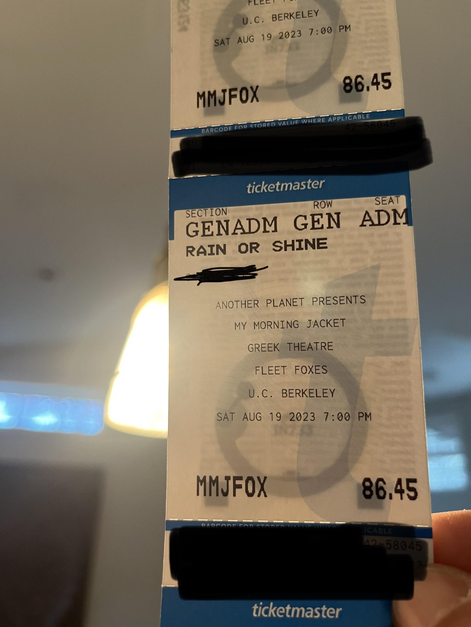 Ticketmaster Bar Code New Ticketmaster paper tickets have no bar code and are using tap ...