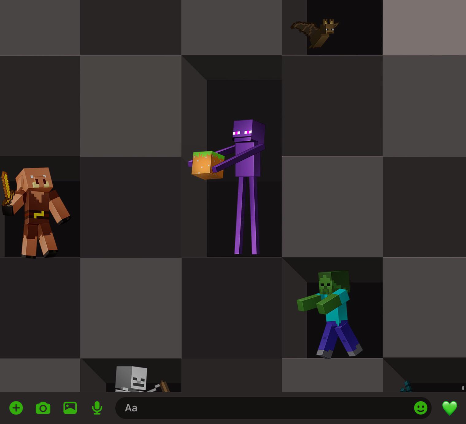 Minecraft background, texture for messenger | Scrolller