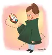 Young Leia by Brian Kesinger