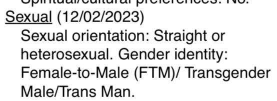 I’m a trans man dating a man, here’s my recent doctors note… | Scrolller