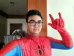Unmasked Spider-Man (Peter Parker) Cosplay