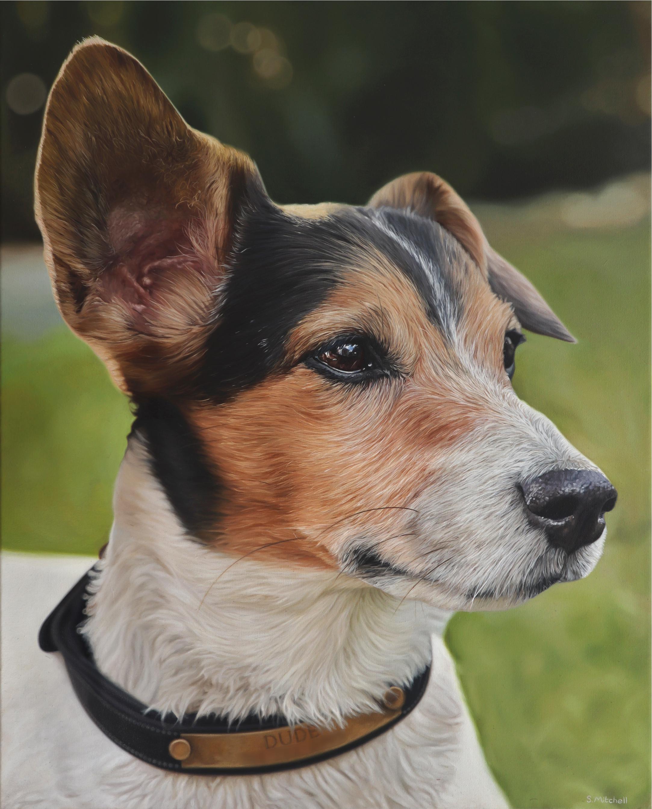 My oil painting of a Reddit user's pup.
