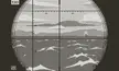 Pixel art submarine simulation for Playdate featuring a periscope view, tactical map, and ship silhouettes