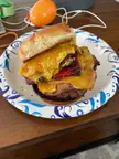 Monster burger. Keto life.