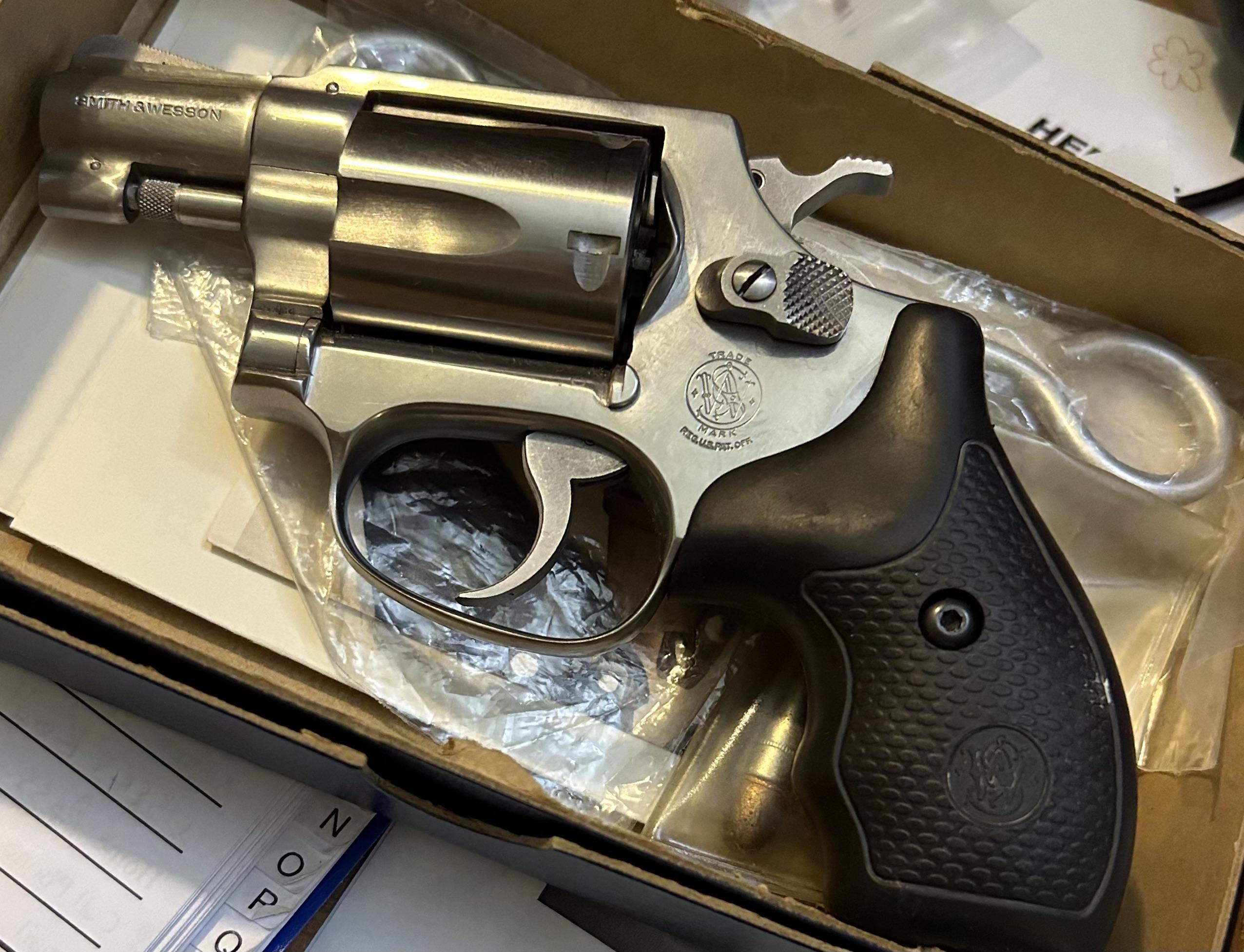 Inherited Model 60, ordered grips and ammo.