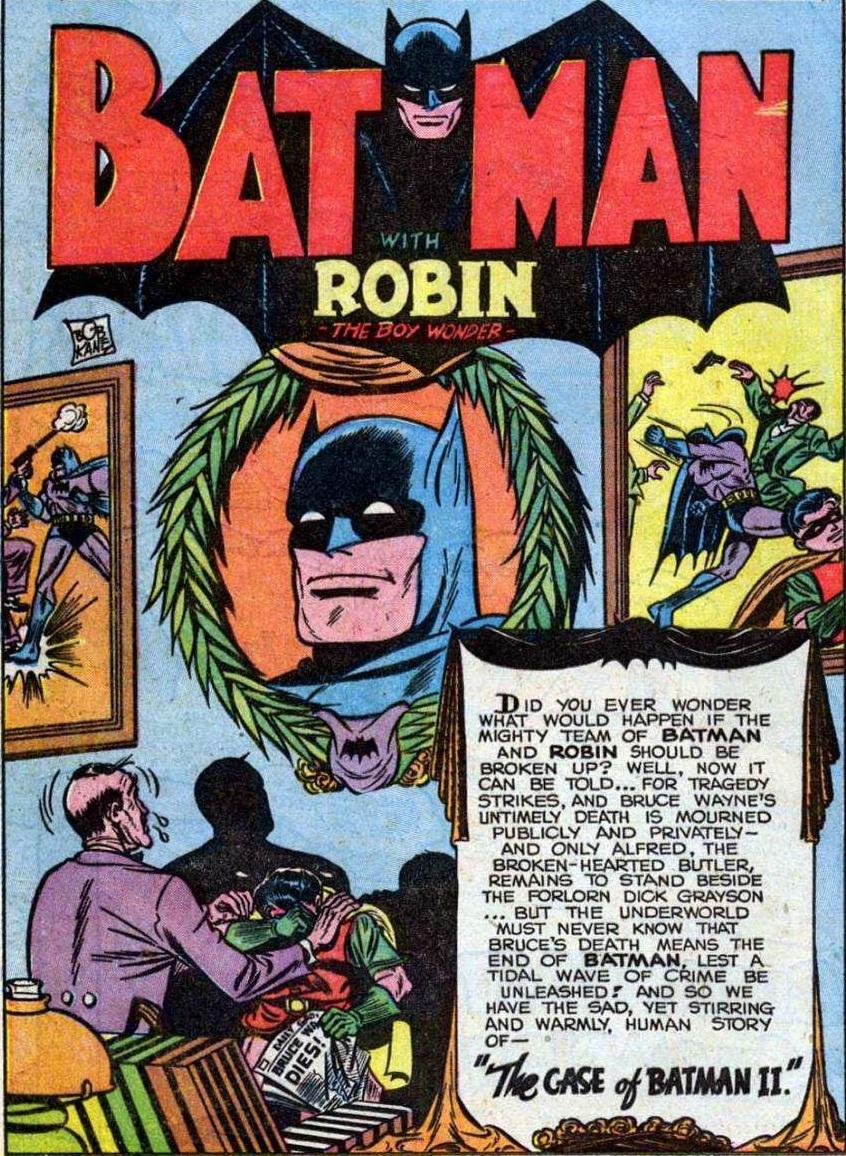 Discover more like Batman: [Batman #40, Apr 1947] How many times the ...