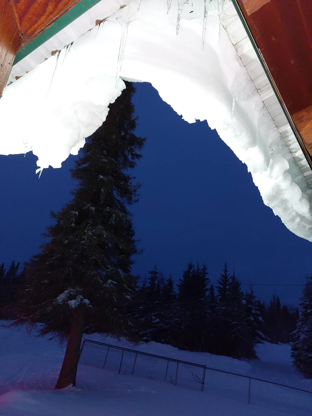 How long do you think till it falls. | Scrolller