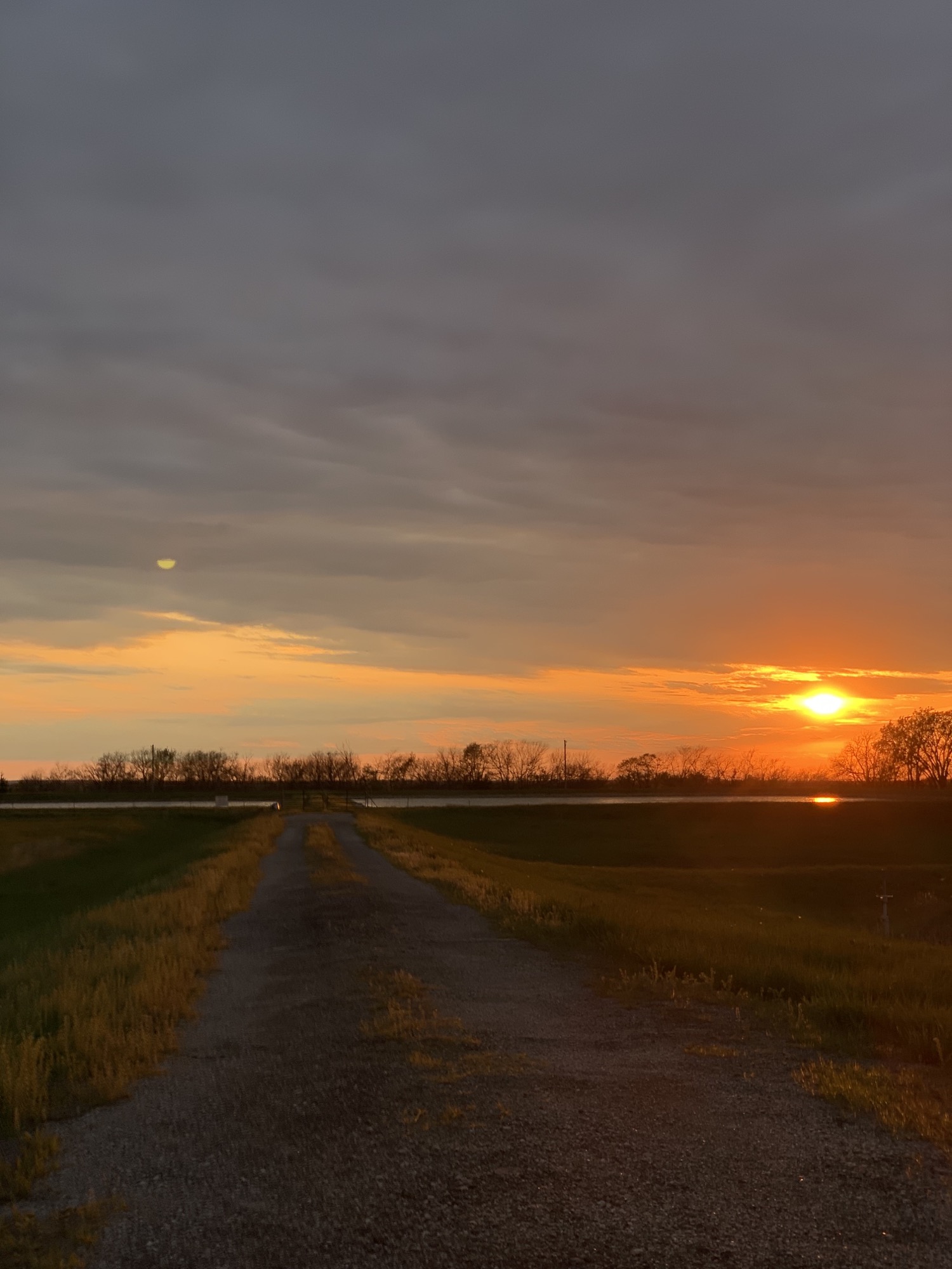 Sunset in Topeka, Kansas