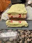 [Homemade] Spumoni. Made all the ice cream from scratch.