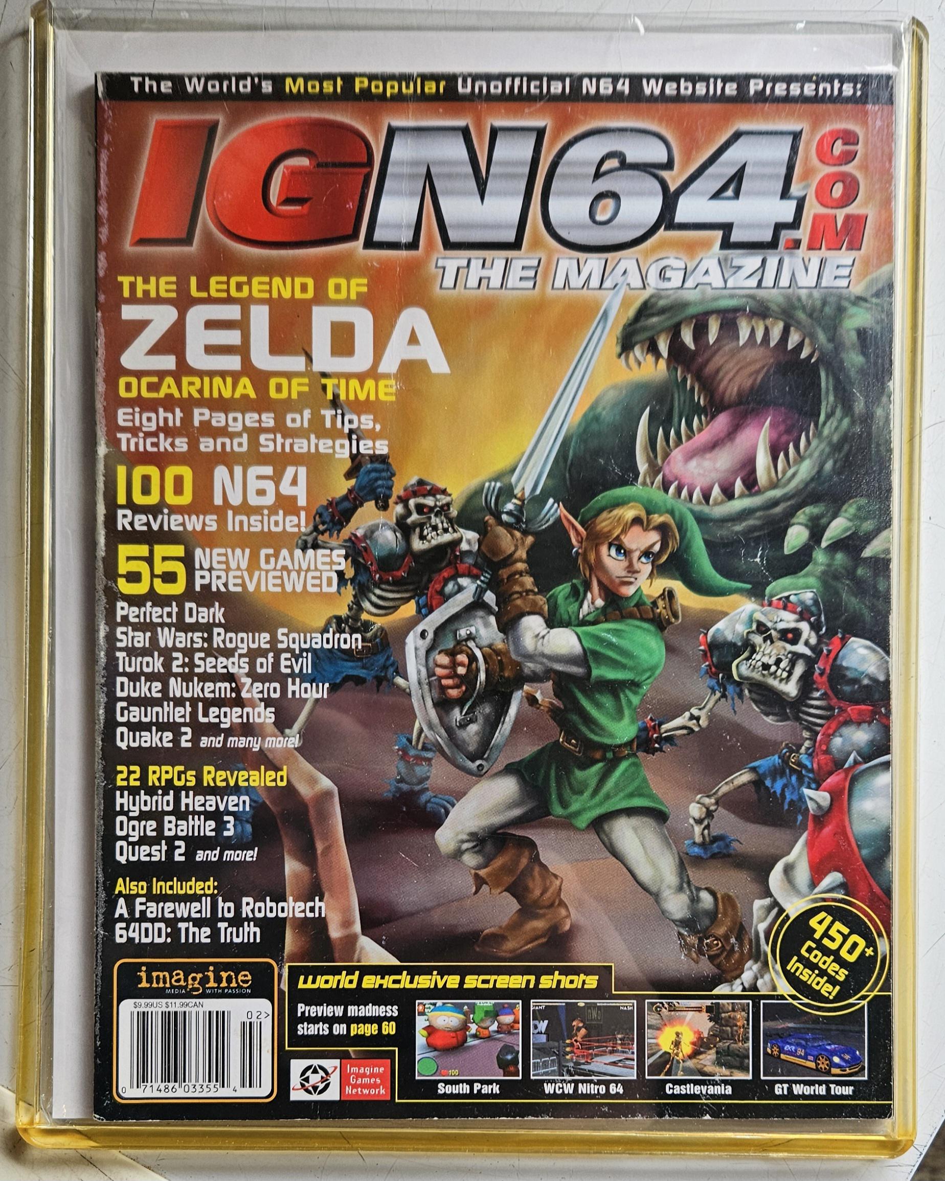 [OoT] I ordered this rare copy of IGN64 Magazine. It was the only one released before changing to just IGN and I plan on archiving it soon 😊