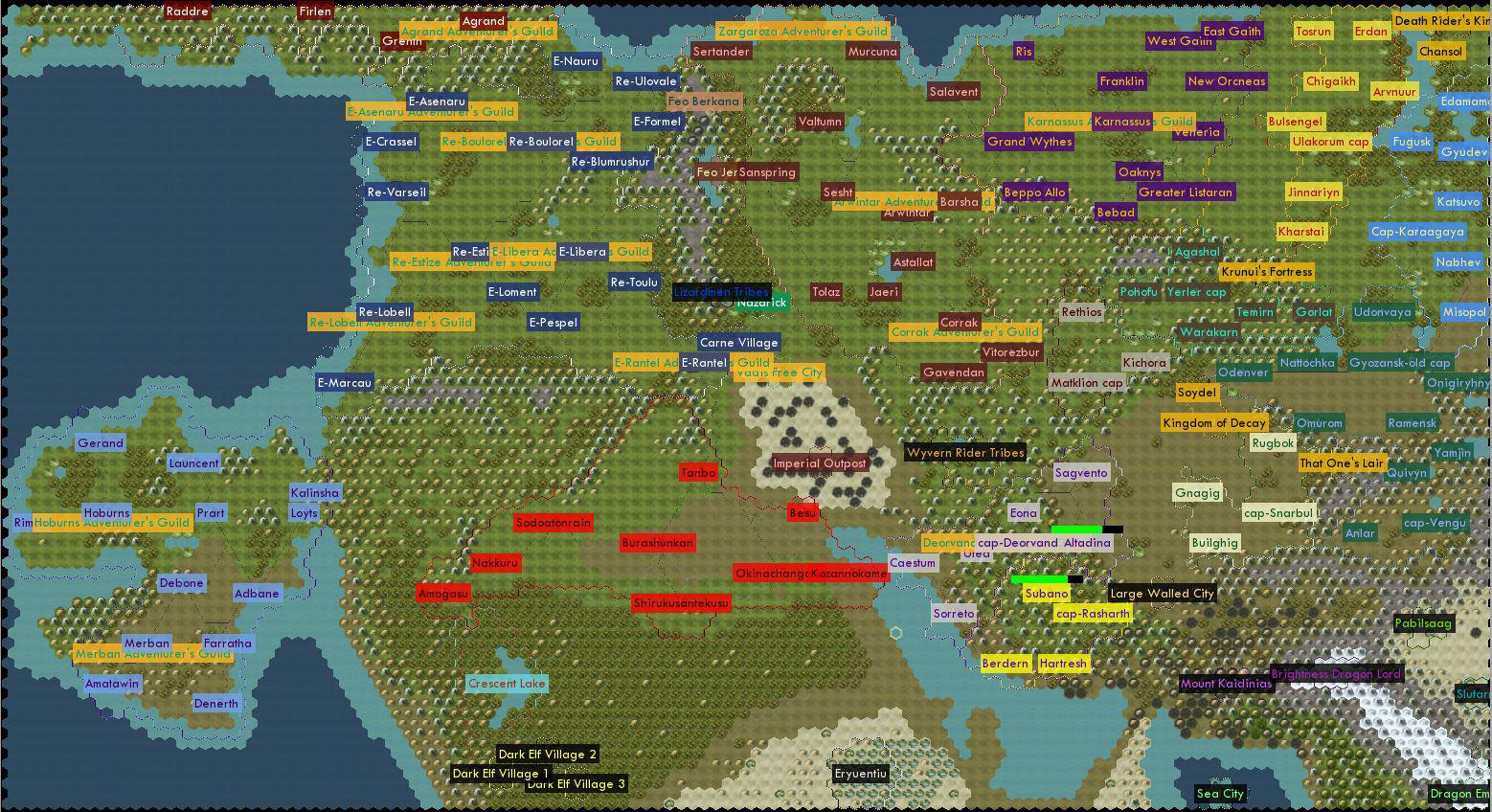 Civilization 5 Overlord Scenario Map Progress