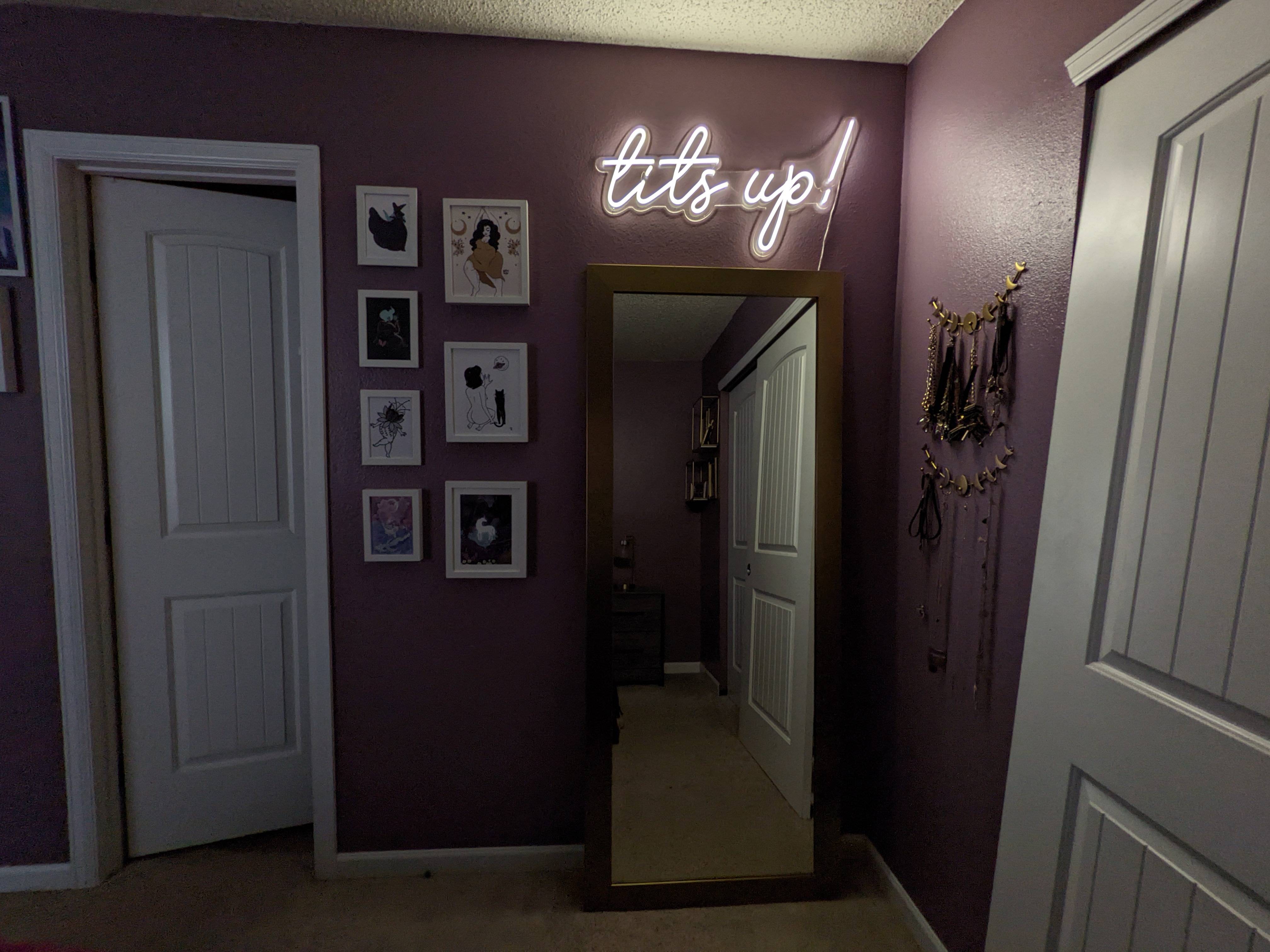 Added a little reminder to myself above my mirror!