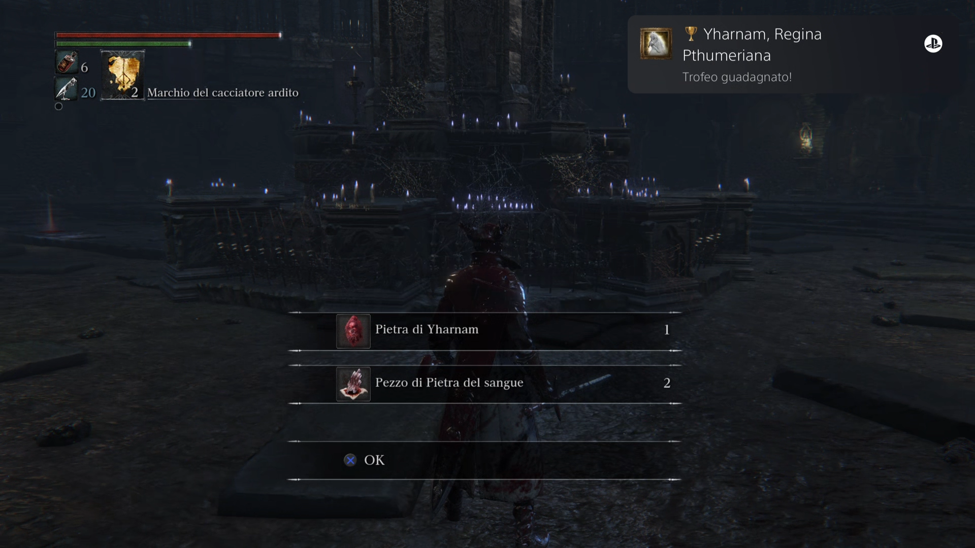 'Twas indded a lengthy hustle. But alas, the Dungeons have been completed. Now, to kill the old man and the eldritch beast, so that the hunt may end.